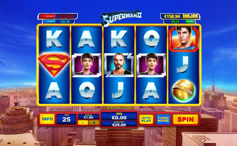 Slot machine Superman II